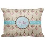 Kissing Birds Decorative Baby Pillowcase - 16"x12" (Personalized)