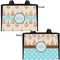 Kissing Birds Diaper Bag - Double Sided - Front and Back - Apvl