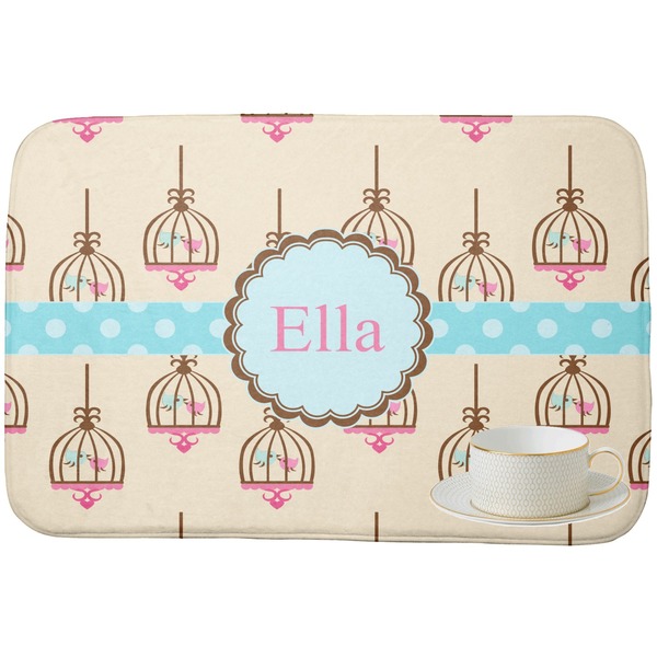 Kissing Birds Dish Drying Mat