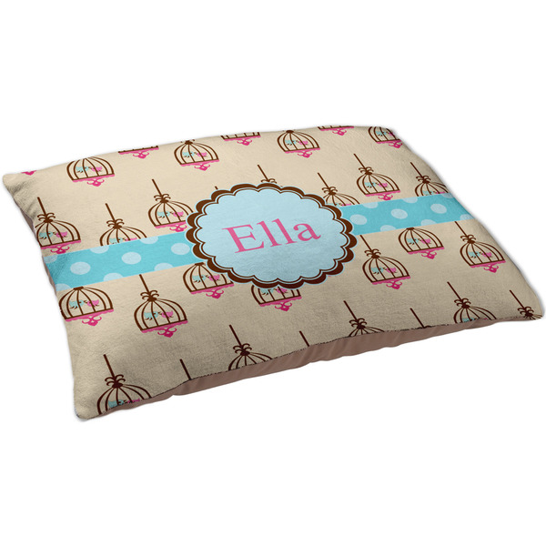Kissing Birds Dog Bed - Large
