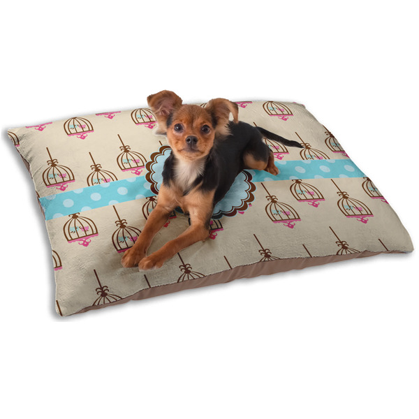 Kissing Birds Dog Bed - Small LIFESTYLE