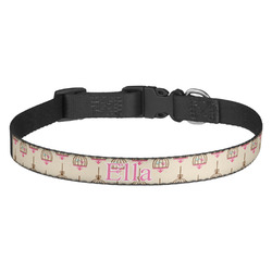 Kissing Birds Dog Collar (Personalized)