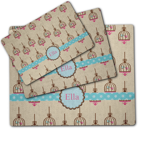 Kissing Birds Dog Food Mat - MAIN (sm, med, lrg)