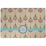 Kissing Birds Dog Food Mat w/ Name or Text