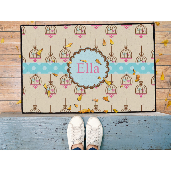 Kissing Birds Door Mat - LIFESTYLE (Med)
