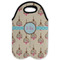Kissing Birds Double Wine Tote - Flat (new)