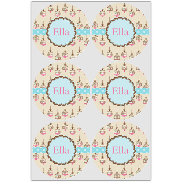 Kissing Birds Drink Topper - Large - Set of 6