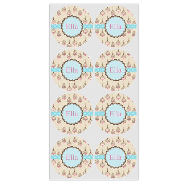 Kissing Birds Drink Topper - Medium - Set of 12