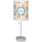 Kissing Birds Lamp with Drum Shade (Personalized)