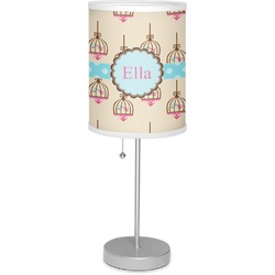 Kissing Birds Lamp with Drum Shade (Personalized)