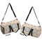 Kissing Birds Duffle bag large front and back sides