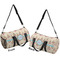 Kissing Birds Duffle bag small front and back sides
