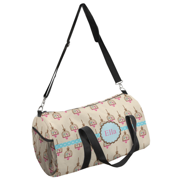 Custom Kissing Birds Duffel Bag - Small (Personalized)