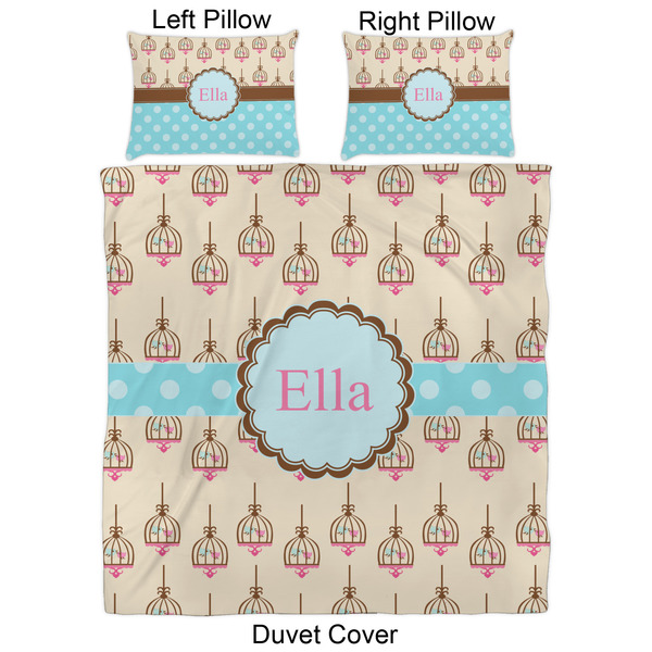 Kissing Birds Duvet Cover Set - Queen - Approval