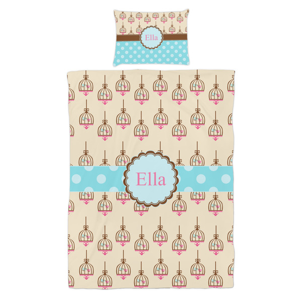 Kissing Birds Duvet Cover Set - Twin - Alt Approval