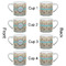 Kissing Birds Espresso Cup - 6oz (Double Shot Set of 4) APPROVAL