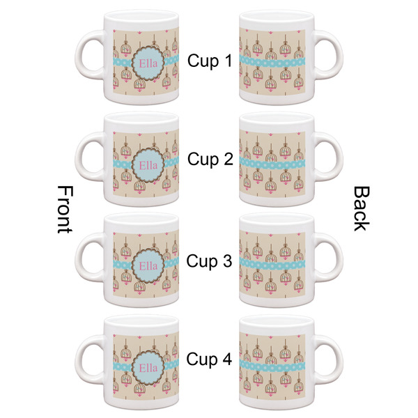 Kissing Birds Espresso Cup Set of 4 - Apvl