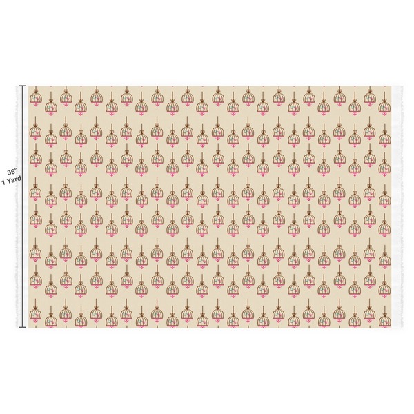 Kissing Birds Fabric Full Yard