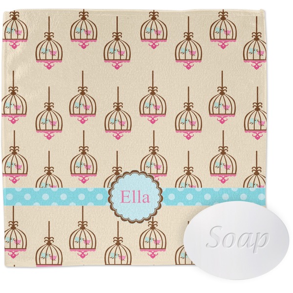 Kissing Birds Wash Cloth with soap