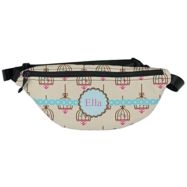 Custom Kissing Birds Fanny Pack - Classic Style (Personalized)