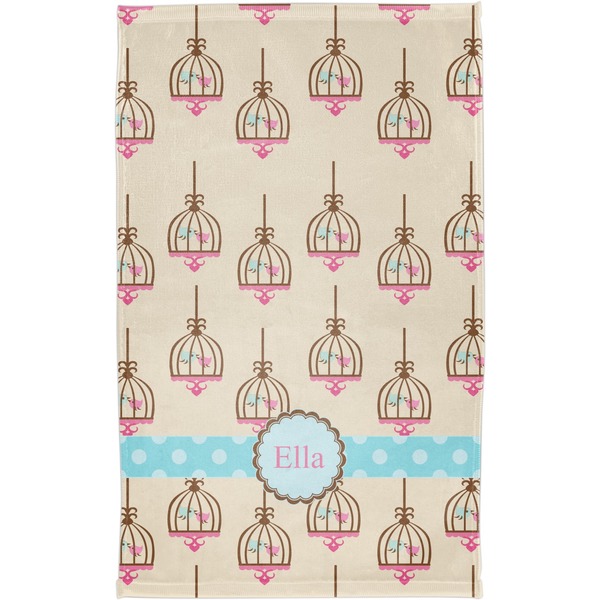 Kissing Birds Finger Tip Towel - Full View