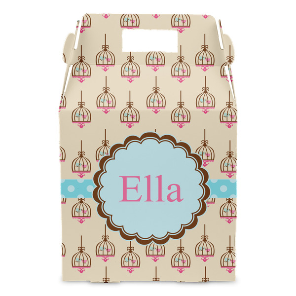 Kissing Birds Gable Favor Box - Front