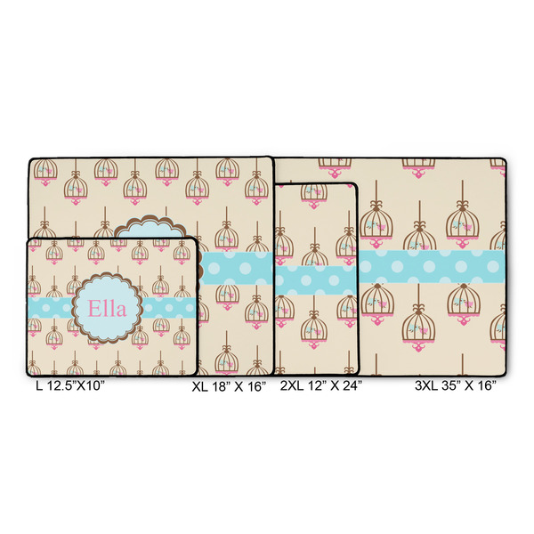 Kissing Birds Gaming Mats - SIZE CHART