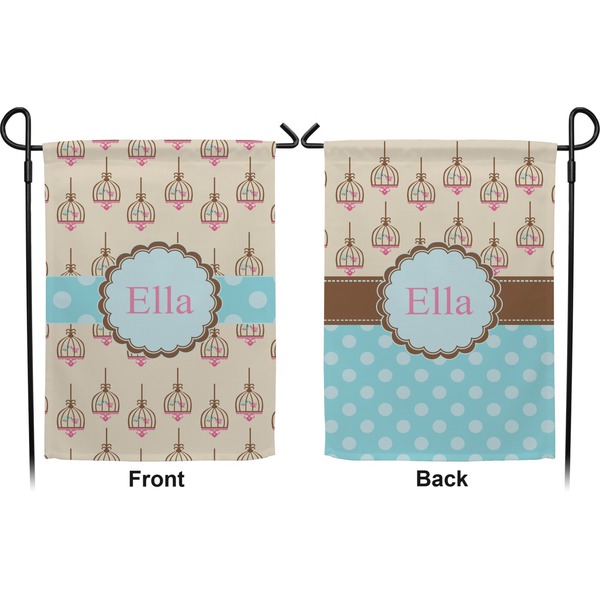 Kissing Birds Garden Flag - Double Sided Front and Back