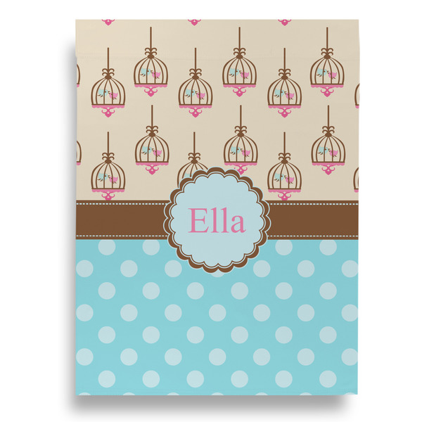 Kissing Birds Garden Flags - Large - Double Sided - BACK