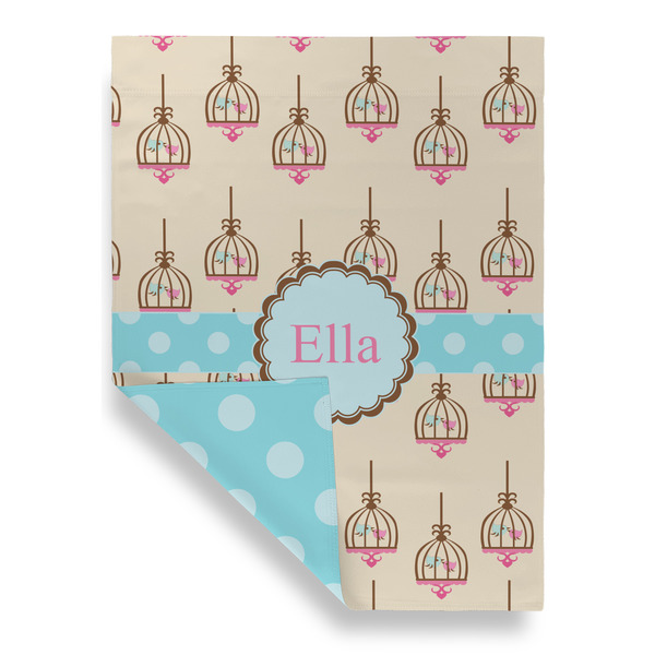 Kissing Birds Garden Flags - Large - Double Sided - FRONT FOLDED