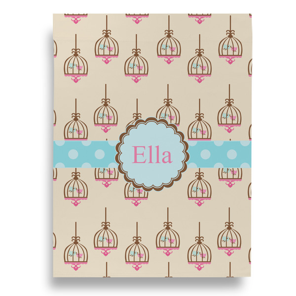 Kissing Birds Garden Flags - Large - Double Sided - FRONT