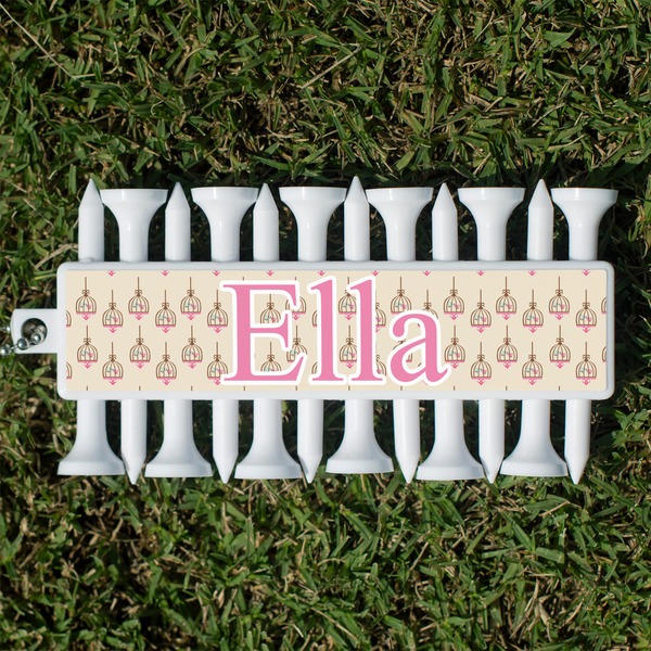 Custom Kissing Birds Golf Tees & Ball Markers Set (Personalized)