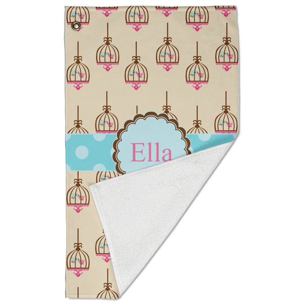 Kissing Birds Golf Towel - Folded (Large)