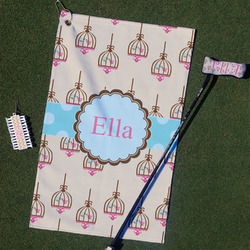 Kissing Birds Golf Towel Gift Set (Personalized)
