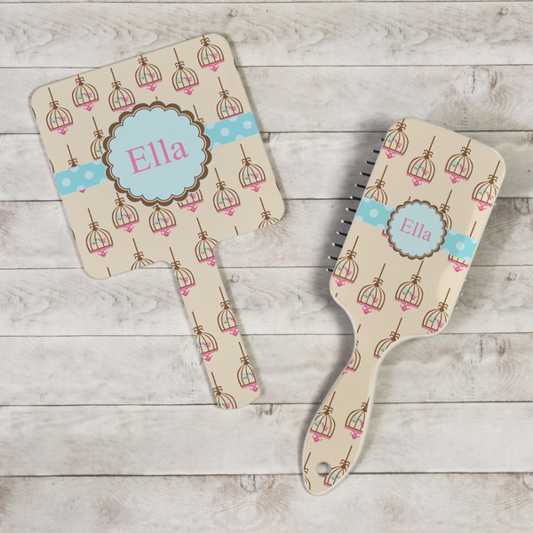 Kissing Birds Hand Mirrors - In Context