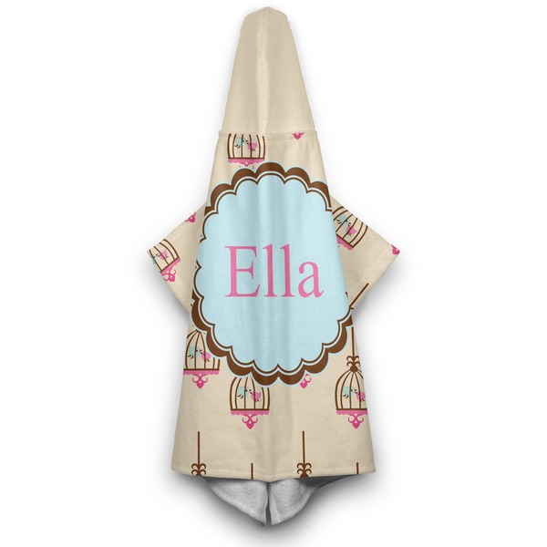 Kissing Birds Hooded Towel - Hanging