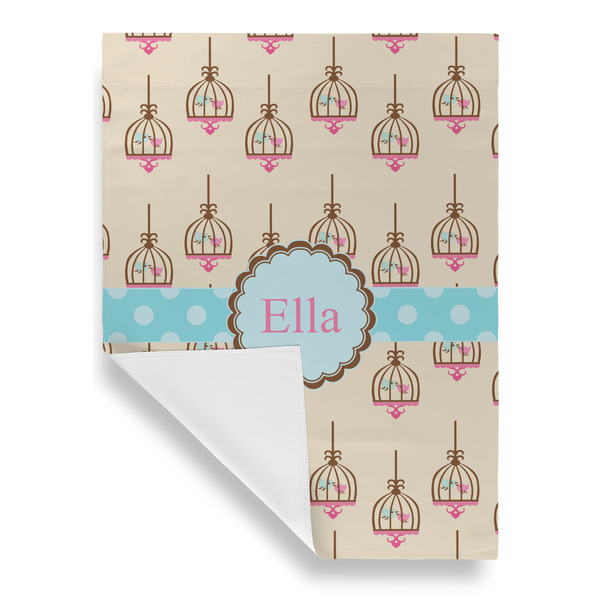 Kissing Birds House Flags - Single Sided - FRONT FOLDED