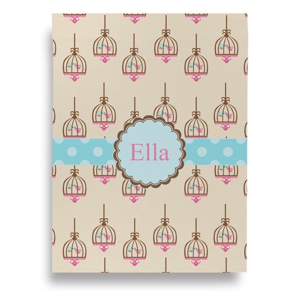 Kissing Birds House Flags - Single Sided - FRONT