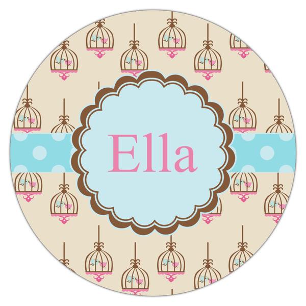 Kissing Birds Icing Circle - Large - Single