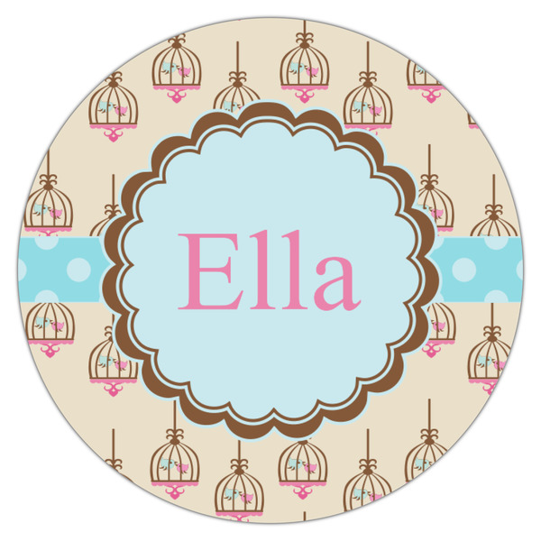 Kissing Birds Icing Circle - Small - Single