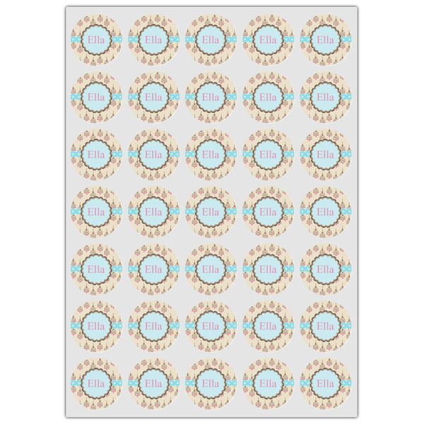 Kissing Birds Icing Circle - XSmall - Set of 35