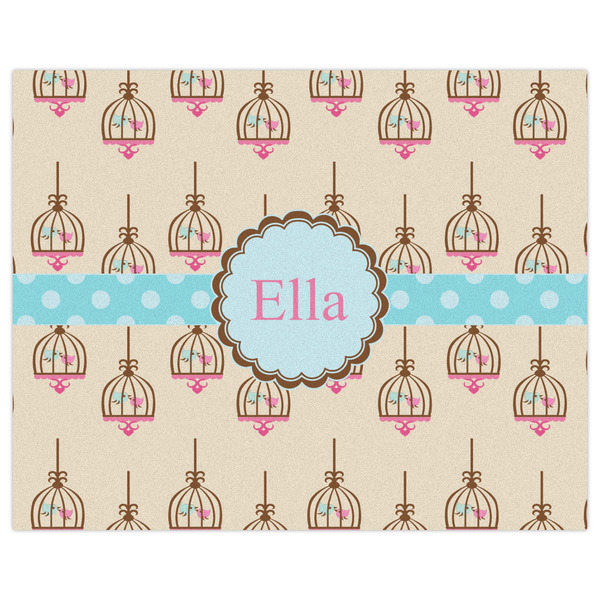 Kissing Birds Indoor / Outdoor Rug - 8'x10' - Front Flat