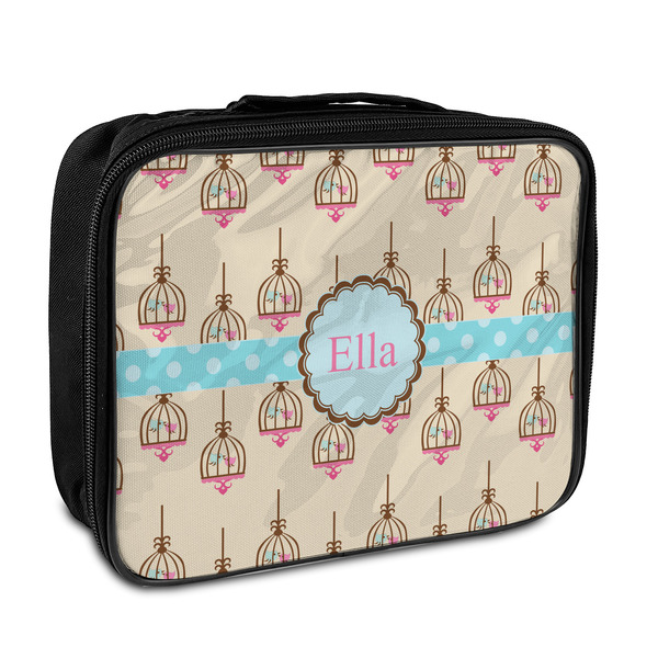 Custom Kissing Birds Insulated Lunch Bag (Personalized)