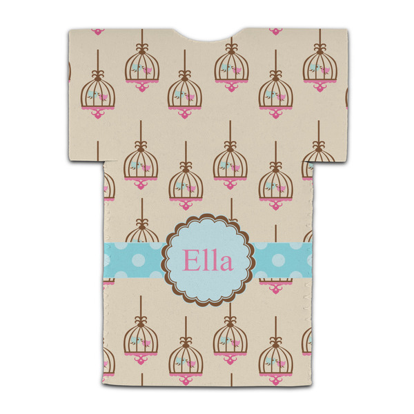 Kissing Birds Jersey Bottle Cooler - BACK (flat)