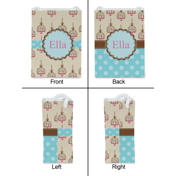 Kissing Birds Jewelry Gift Bag - Matte - Approval