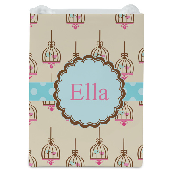 Kissing Birds Jewelry Gift Bag - Matte - Front