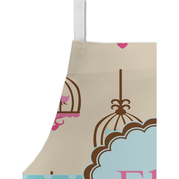 Kissing Birds Kid's Aprons - Detail