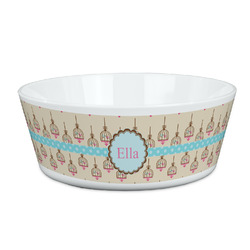 Kissing Birds Kid's Bowl (Personalized)