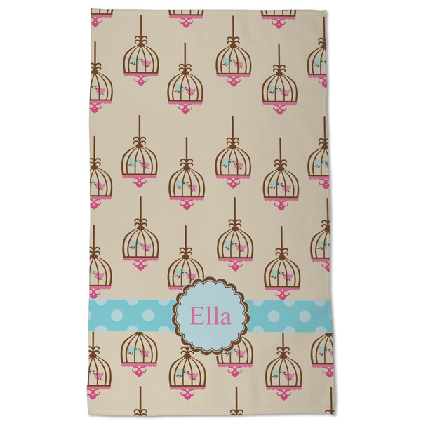 Kissing Birds Kitchen Towel - Poly Cotton - Full Front