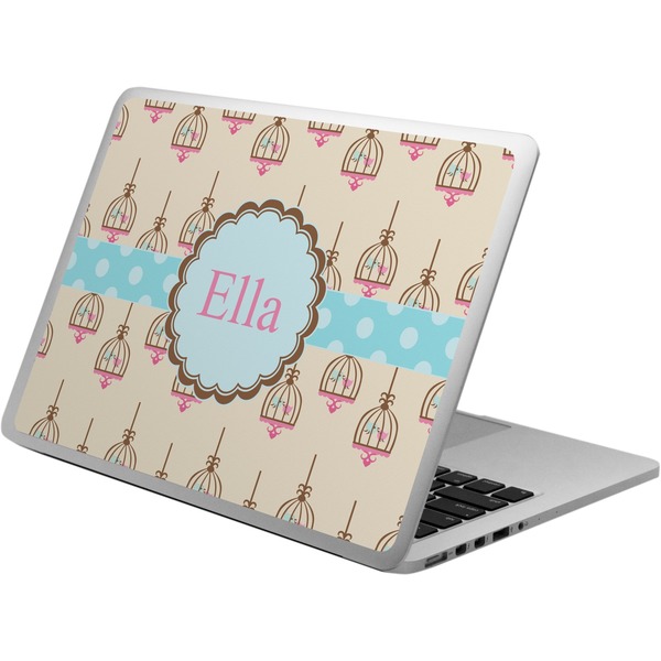 Custom Kissing Birds Laptop Skin - Custom Sized (Personalized)